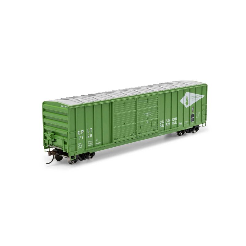 HO 50' FMC 5077 DD Offset Box Car, CPLT #7728