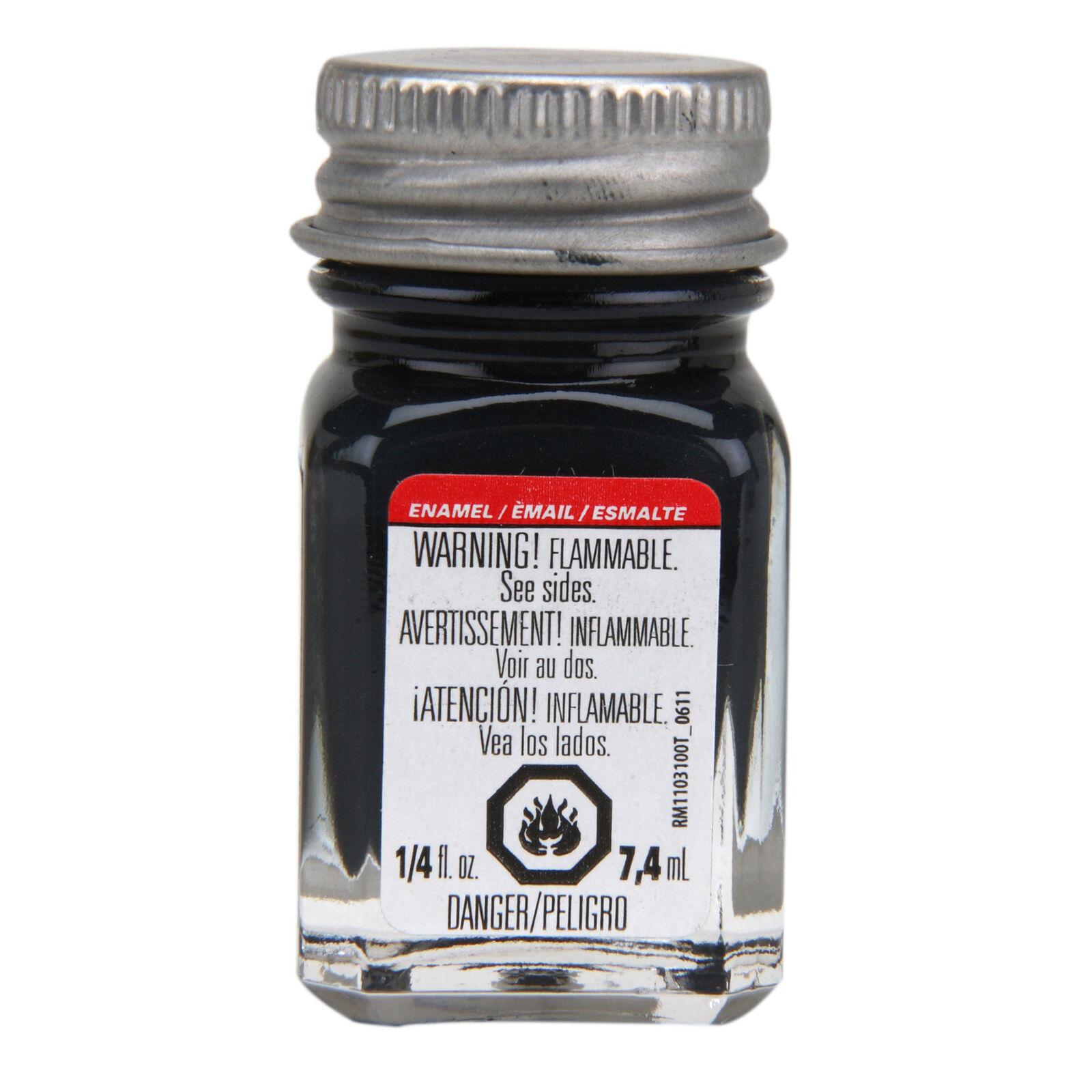 Enamel 1/4oz, Gun Metal