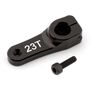 Factory Team Aluminum 23T 18.5 mm Clamping Servo Horn, 1/8 Team Associated RC8B3