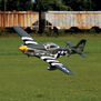 P-51D Mustang 20cc ARF, 69.5" with E-flite Electric Retract Set, Brushless Motor, and Spektrum Smart ESC