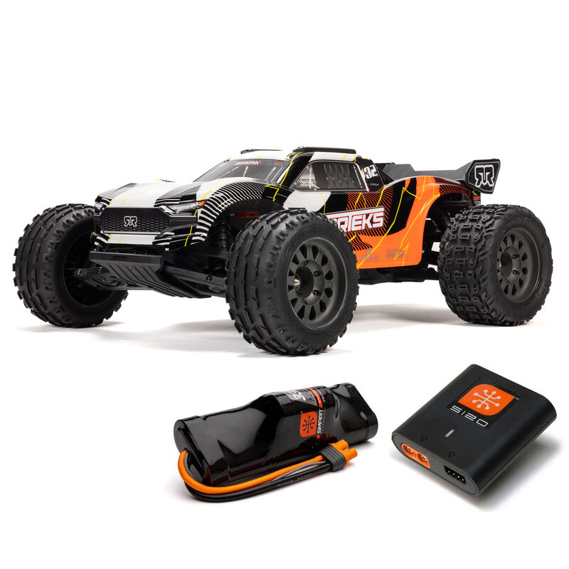 1/10 VORTEKS 2WD RTR Brushed Stadium Truck (Battery & Charger Included), Orange