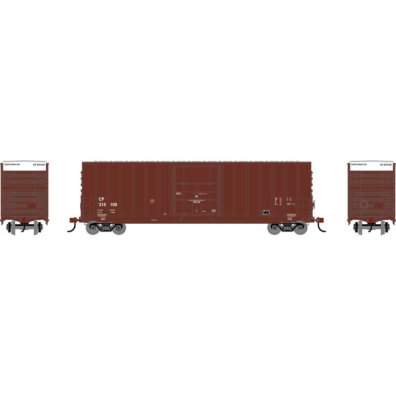 HO RND GATX 50' High-Cube Single Plug Rib-Side Box Car, CP #215105