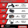 1/10 GORGON 2WD RTA Kit Brushed Monster Truck (Battery & Charger Included), Gun Metal