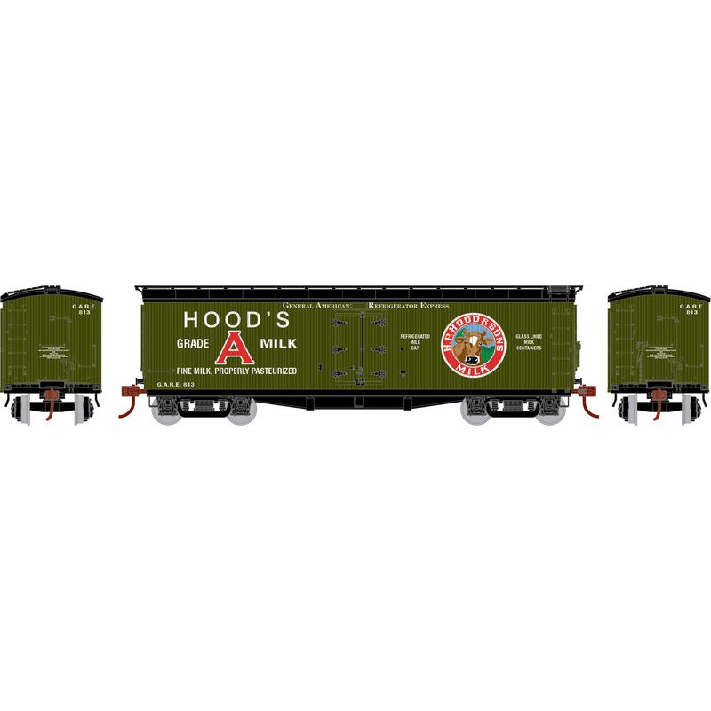 N ATH 40' Pfaudler Wood Milk Car, GARE 'Hood's' #813