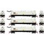 N TankTrain Intermediate, GATX White/Black #75552/75553/75554 (3)