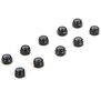 M3 Aluminum Lock Nuts, Black (10)