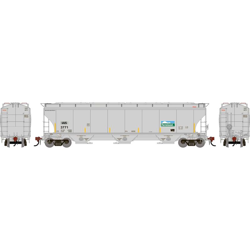 HO GEN Trinity 5161 Covered Hopper, IAIS #3771