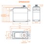 A6320 Standard Digital HV Brushless Mid Torque Metal Gear Aircraft Servo