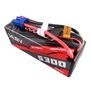 14.8V 5300mAh 4S 60C G-Tech Smart Hardcase LiPo Battery: EC5