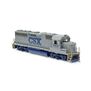 HO GP40-2 Locomotive, CSXT #6441