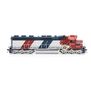 HO SD45-2 with DCC & Sound, SF/Bicentennial #5704
