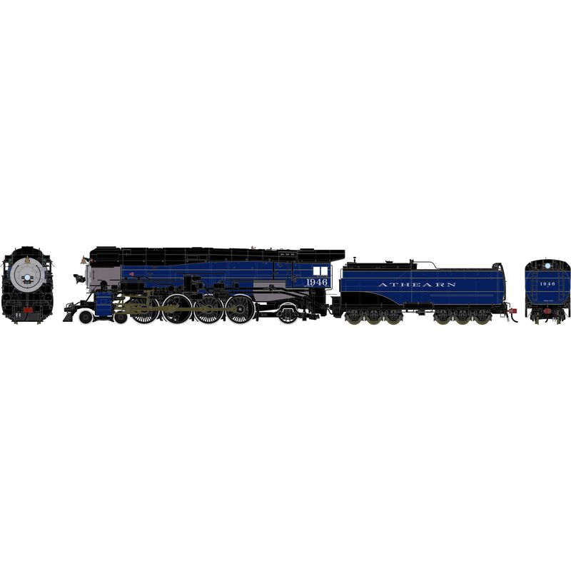 HO GEN 4-8-2 MT-4 Locomotive w/DCC & Sound, Legendary Liveries Skyline Casing ATH #1946