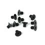 M4x6mm Flat Head Screws, Black (10)