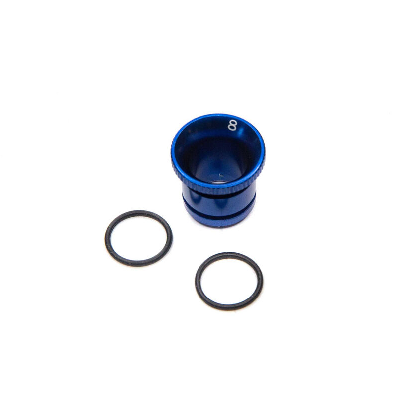 Carburetor Reducer 8mm, Blue