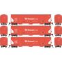HO GEN Trinity 5161 Covered Hopper, GACX 'Potash Corp' #31801/31875/31908 (3)