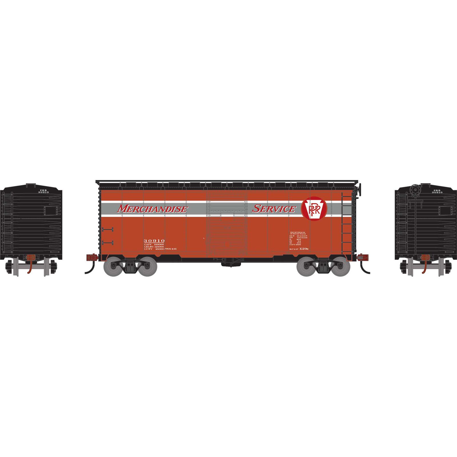 HO 40' Youngstown Door Box, PRR #30910