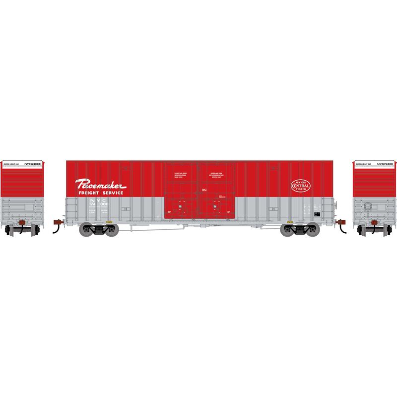 HO ATH 60' Gunderson High-Cube Double Door Box Car, Legendary Liveries NYC #174000