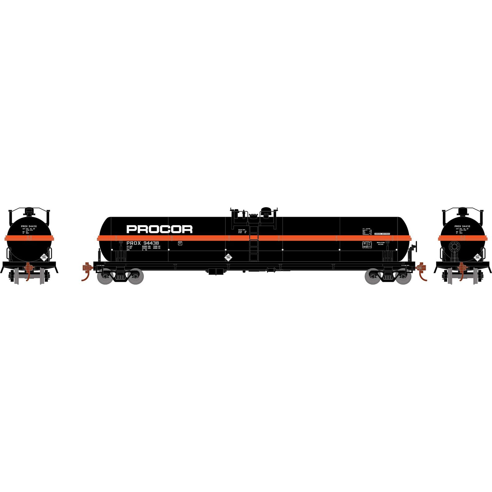 HO ATH 62' Tank Car, PROX #94438