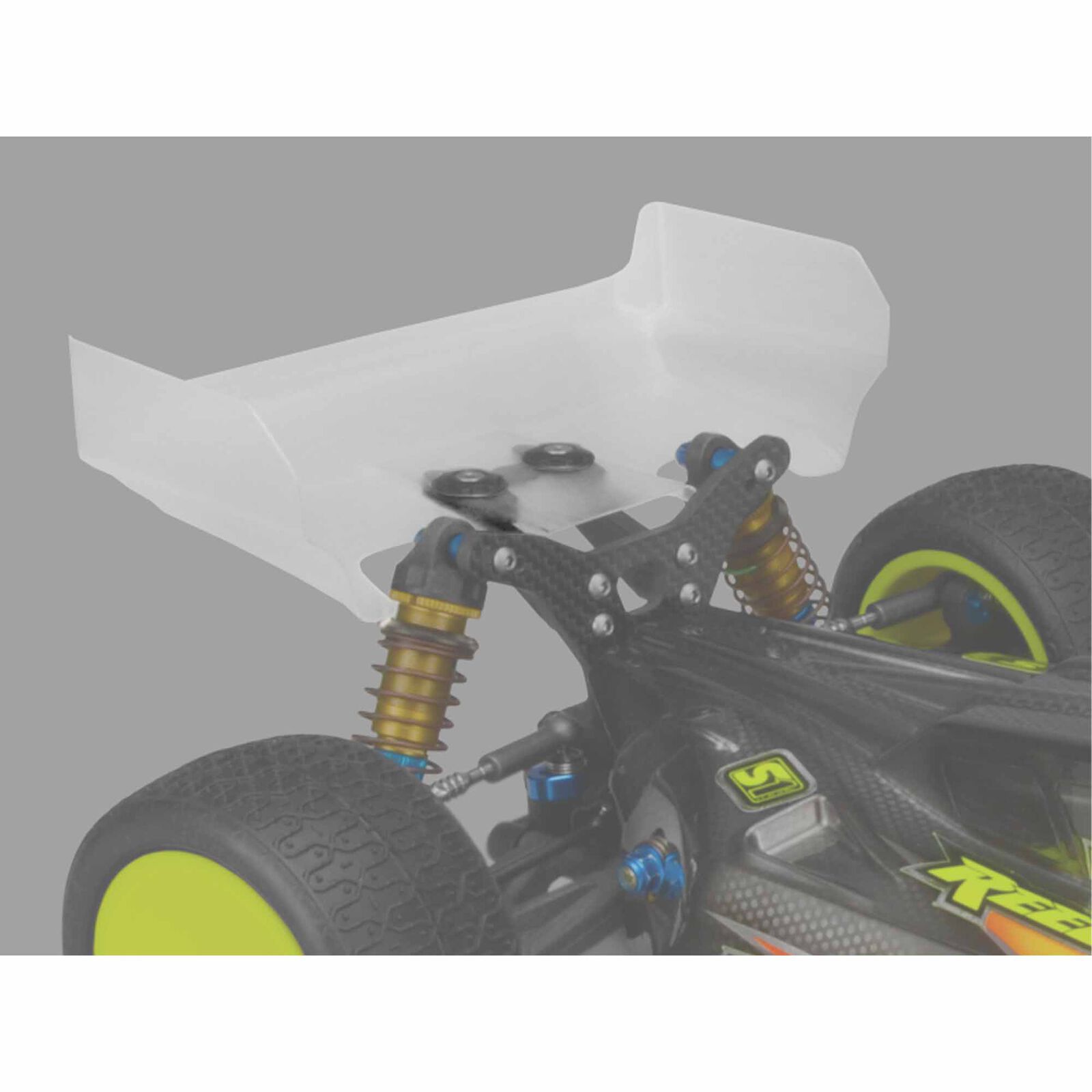 1/10 Aero Rear Clear Wing, 1/10 Team Associated RC10B6