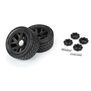 1/6 Bandito 2.0 F/R 5.7" Monster Truck Tires MTD 24mm Blk Ripper (2)