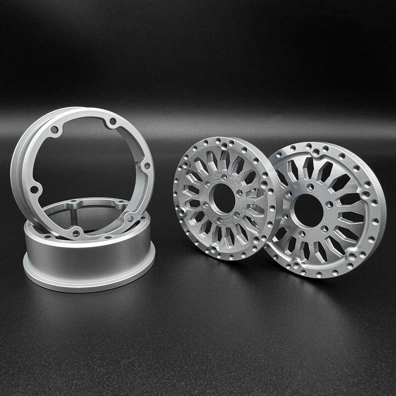 1.9 Aluminum "SHIELD" Beadlock Wheels (2)