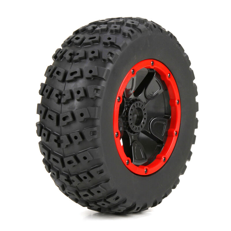 1/5 Left & Right Front/Rear 4.75 Pre-Mounted Tires, 24mm Hex (2): DB XL 1/5 Left & Right Front/Rear 4.75 Pre-Mounted Tires, 24mm Hex (2): DB XL