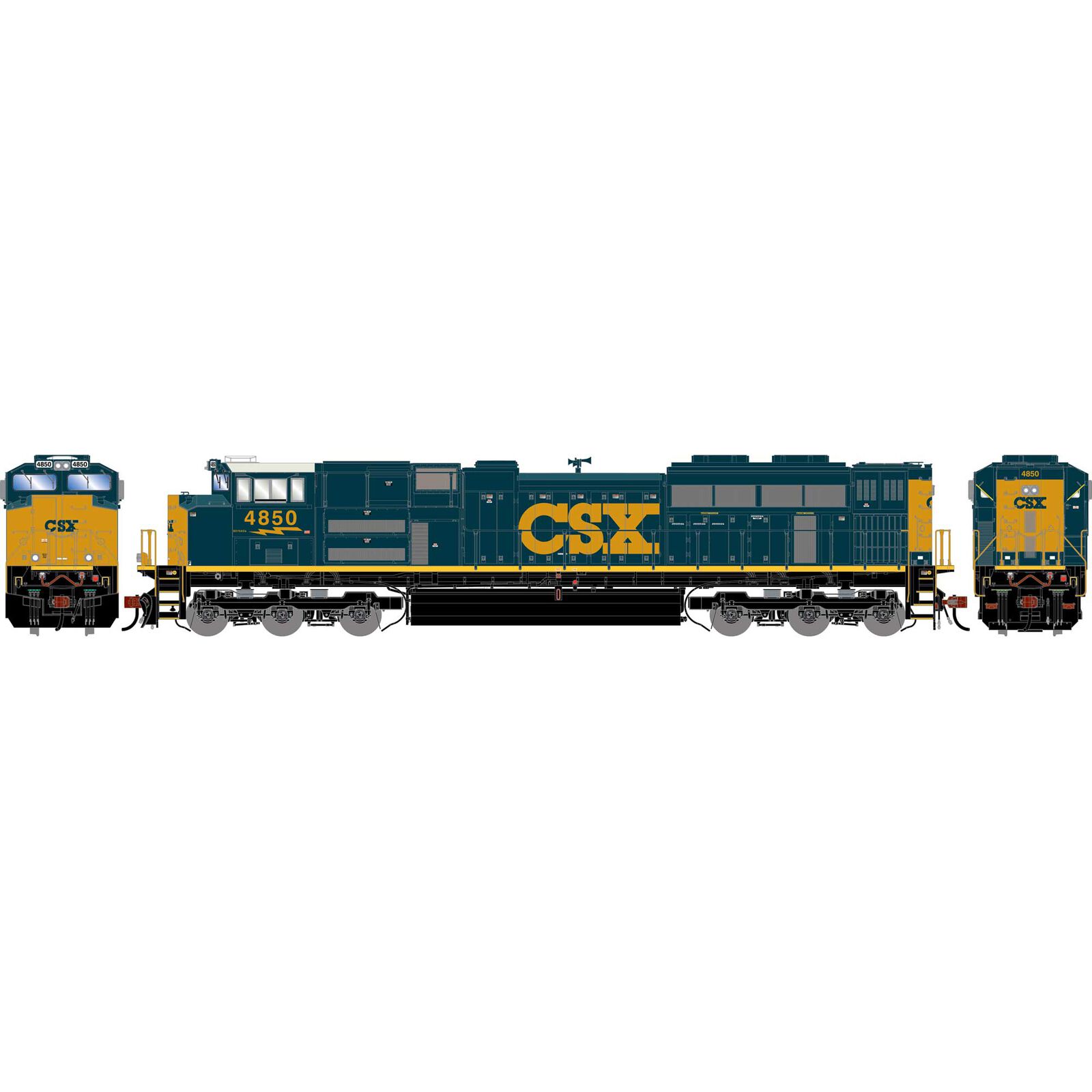 HO GEN SD70ACE Locomotive w/DCC & Sound, CSXT #4850