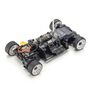 1/28 Chevrolet Corvette C8.R MR-04 MINI-Z RWD RTR, Chrome/ Yellow