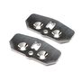Skid Plate, Adjustable Chassis, +2, Titanium (2): 8X 2.0