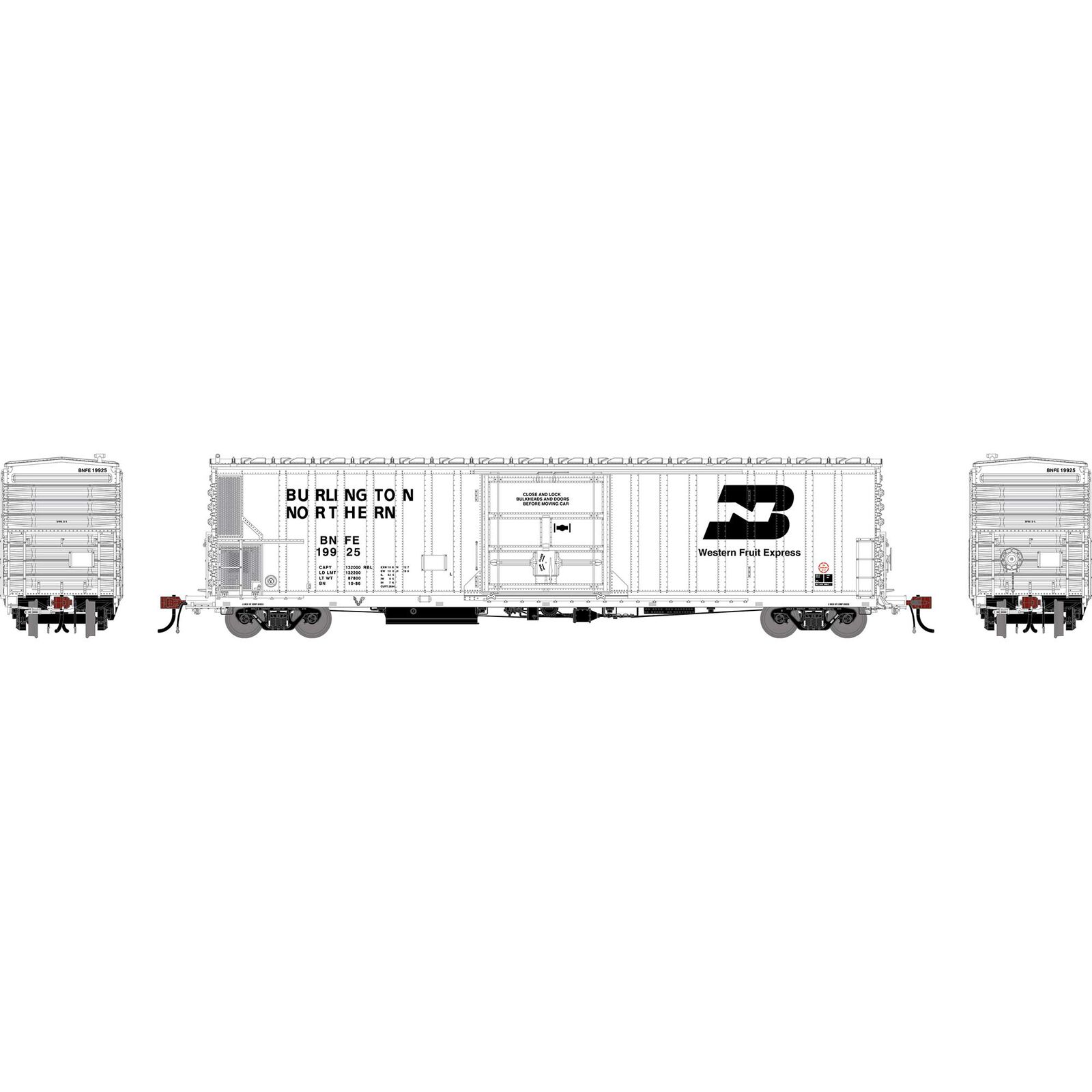 HO GEN 57' FGE Mechanical Reefer, BNFE #19925