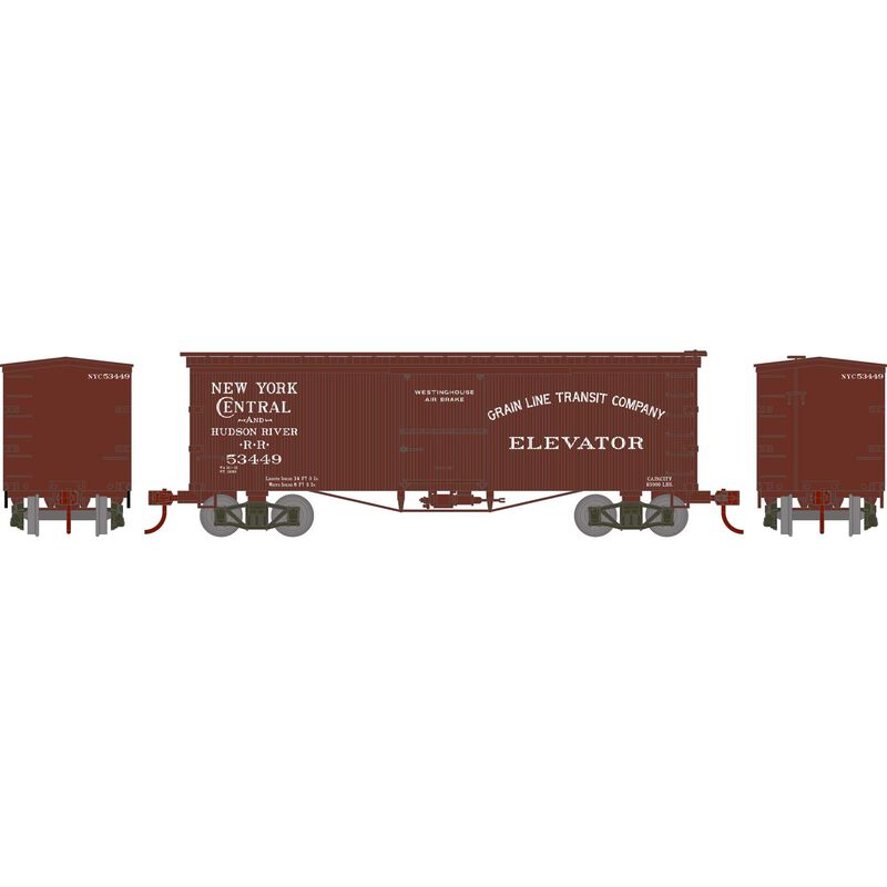 HO RND 36' Old Time Box Car, NYC #53449