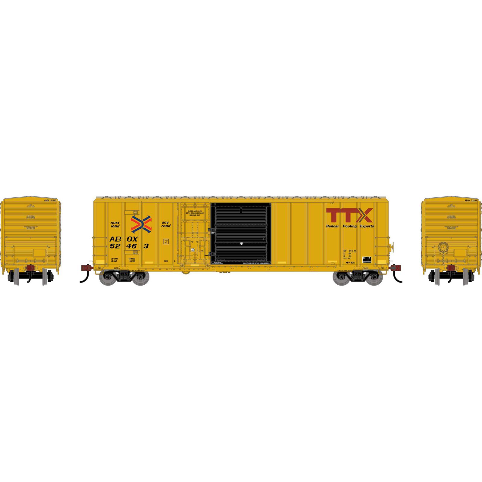 HO 50' FMC 5277 Combo Door Box Car, Legendary Liveries ABOX #52463