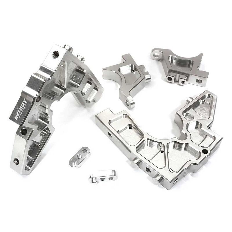 Billet Machined Front Bulkhead Set: Losi DBXL-E 2.0