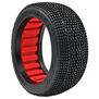 1/8 2AB Soft Long Wear Tires, Red Inserts( 2): Buggy