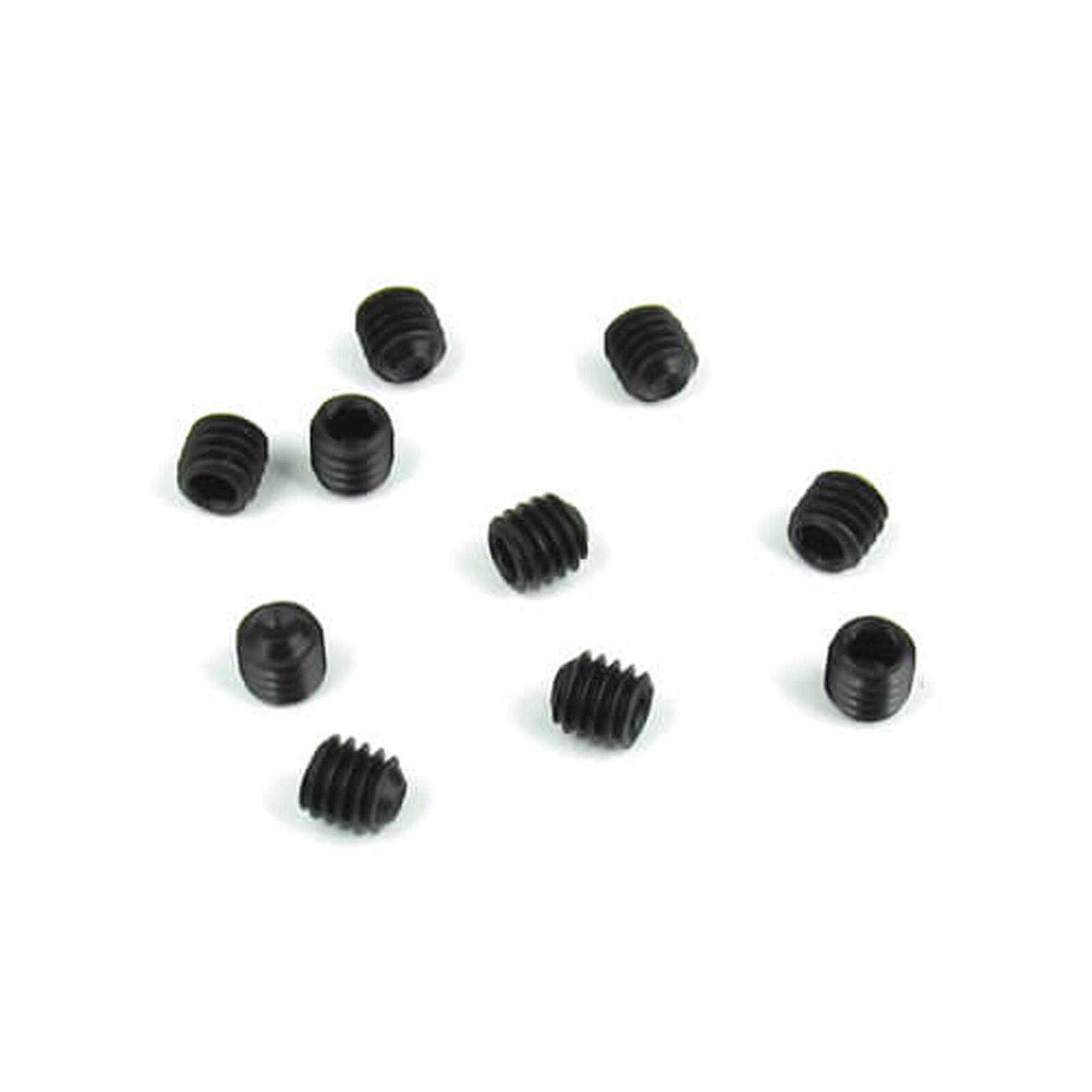 M4x4mm Set Screws, Black (10)