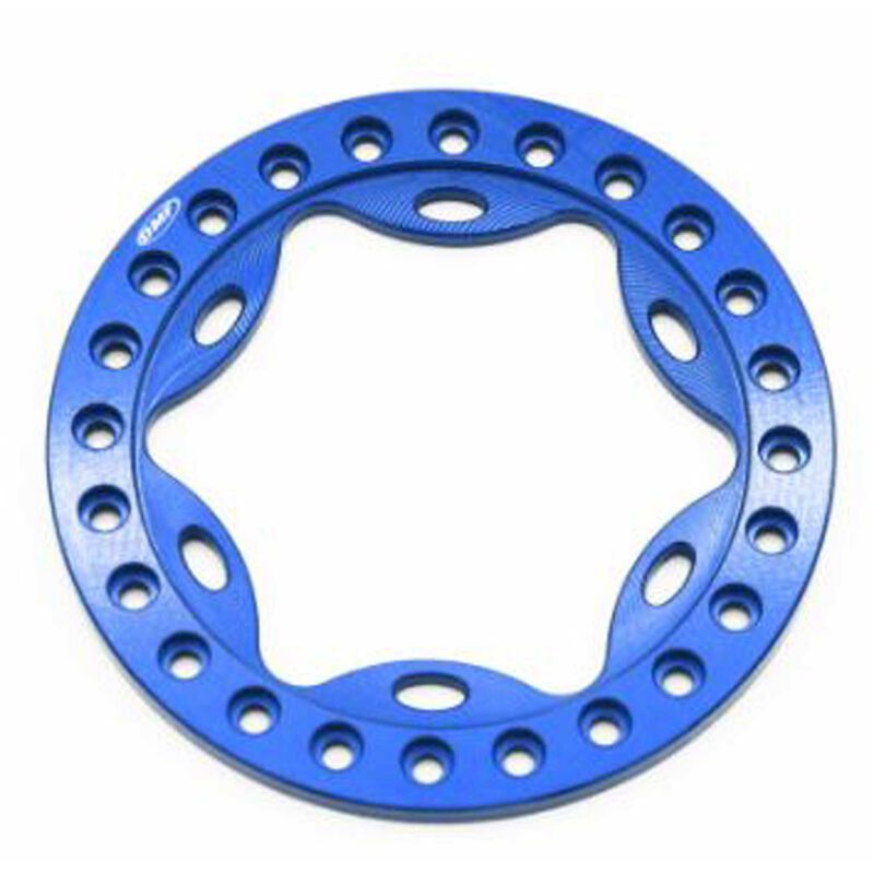 OMF 1.9 Scallop Beadlock Blue Anodized