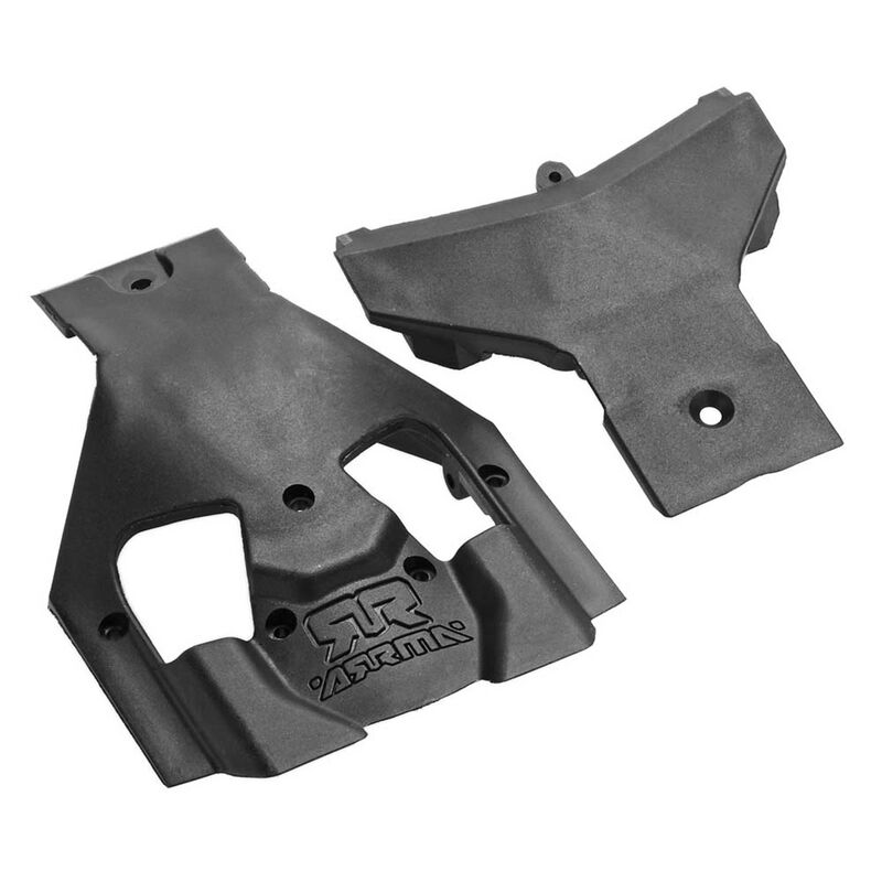 Steering Skidplate Set: Nero