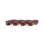 HO 34' 2-Bay Offset Hopper with Coal Load, ATSF #78139 / 78151 / 78160 / 78166 (4)