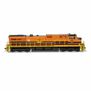 HO GE Dash 9-44CW Locomotive with DCC & Sound ARZC with Heralds & OLS Logo #4401