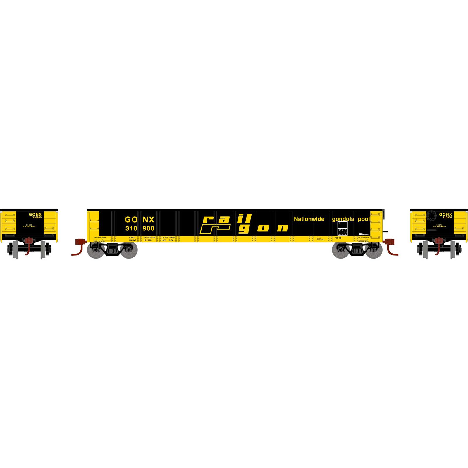 N 52' Mill Gondola, GONX #310900