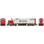 HO GEN GP38-2 Locomotive w/DCC & Sound, Primed For Grime SOO #4425