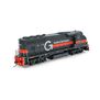 HO GP40-2L Locomotive, Guilford/MEC #514