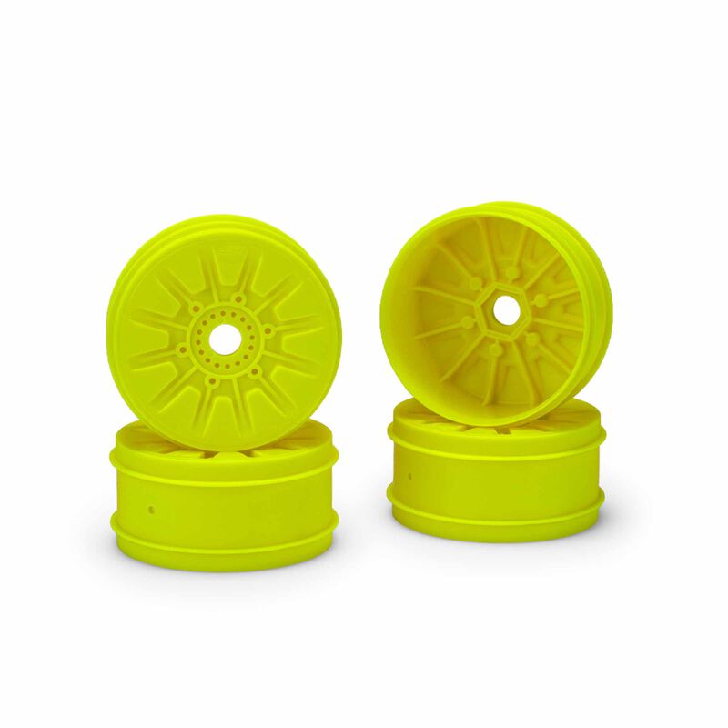 1/8 Pioneer 83mm Buggy Wheel, Yellow (4)
