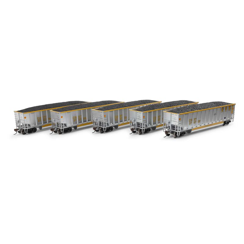 HO Bethgon Coalporter with Load, CSX #1 (5)