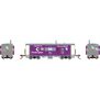 HO GEN ICC Bay Window Caboose w/Lights, BO 'Chessie/BO Safety Caboose'  #C-3718