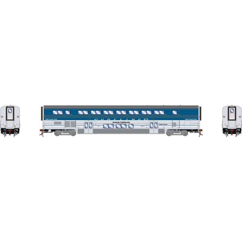 HO Surfliner Diner with Lights & Sound, Amtrak #6305