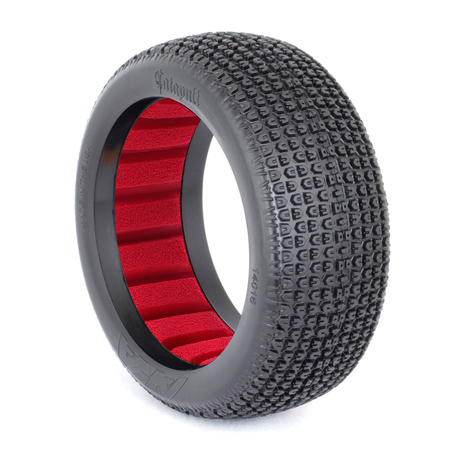 1/8 Catapult Super Soft Pre-Mounted Tires, White EVO Wheels (2): Buggy
