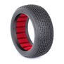 1/8 Catapult Super Soft Pre-Mounted Tires, White EVO Wheels (2): Buggy