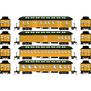 HO 50' Old Time Overland Passenger Set, V&T #1 (4)