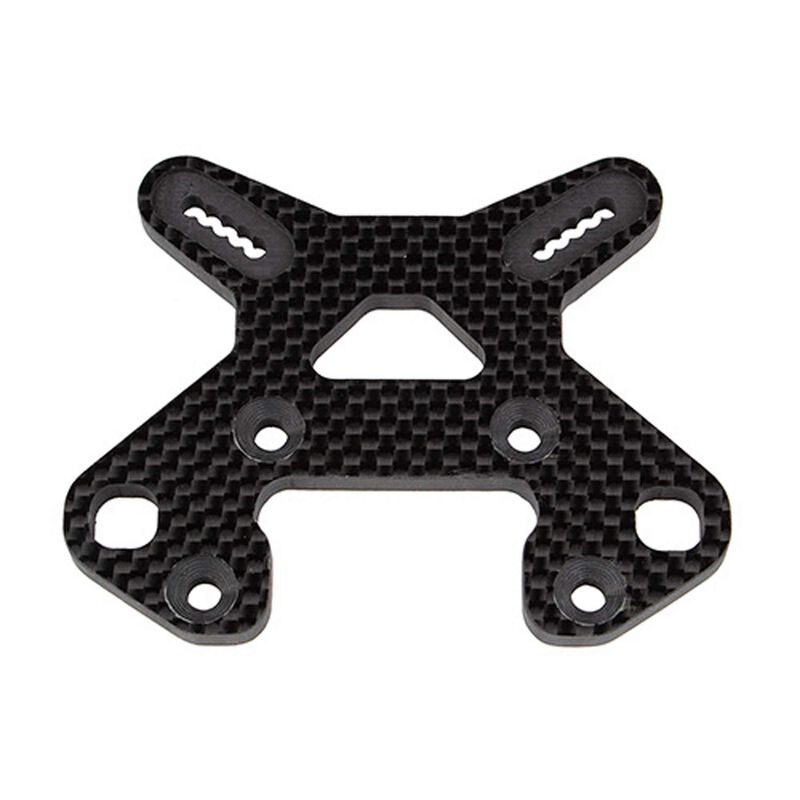 Factory Team Carbon Fiber Front Shock Tower, 1/8 Team Associated RC8B4